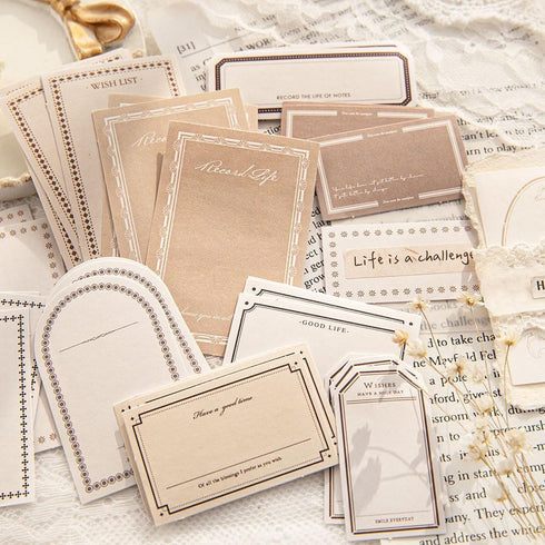 180pcs Vintage Scrapbook Paper Stickers Label Stickers Set, Matchbox Sticker Pack for Junk Journaling Supplies Scrapbook Stickers for DIY Arts Cra...