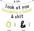 Look at You Becoming a Baker Banner, Congrats Grad, Congrats Baker, Class of 2024 Cooking Academy Gradaution Party Decorations...