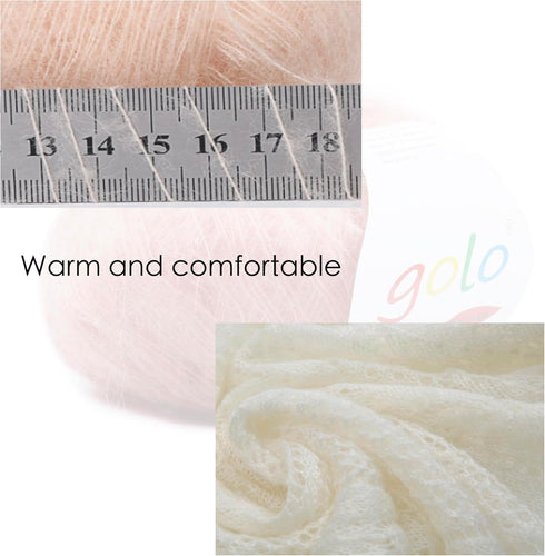 golo Cashmere Yarn for Weaving Mohair Yarn for Hand Knitting Wool Yarn for Weaving...