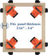 90 Degree Corner Clamp, 4 Pack Adjustable Single Handle Spring Loaded Right Angle Clamp,Swing Woodworking Clip Clamp Tool...