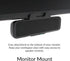 Cyber Acoustics USB Speaker Bar (CA-2890) – Stereo USB Powered Speaker, Easily Clamps to Monitor, Convenient Controls...