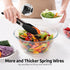 600ºF Heat Resistant Kitchen Tongs: U-Taste 9 inch Silicone Cooking Tong with Firm Sealed Non Stick Rubber Tips & Silicon Coated 18/8 Stainless St...