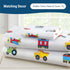 Wildkin Kids 100% Microfiber Crib Sheet – Soft, Breathable Fitted Sheet - Trains, Planes, and Trucks...