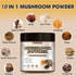 Mushroom Powder, 10 in 1 Mushroom Complex Formula Supplements for Coffee - Lions Mane, Shiitake, Reishi, Cordyceps, Chaga & More for Immunity, Ene...