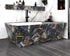 Marble Black Contact Paper Peel and Stick Countertops Gold Contact Paper Peel and Stick Wallpaper for Kitchen Waterproof Vinyl Film Marble Shelf L...