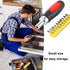 Hex Socket Star Shape Drive Screwdriver Set Manual 1/4" Screwdriver Kit Screw Driver Set with 10 Driver Bits for Fixtures Appliances Computers...