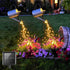 2 Pack Solar Waterfall Fairy Bunch Lights Outdoor Waterproof 200LEDs 8 Modes Watering Can Light (NO CAN) Solar Powered String Lights Firefly Vine ...