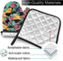 Angry Ocean Shark Oven Mitts and Pot Holders Insulated Gloves & Kitchen Counter Safe Mats for Cooking BBQ Baking Grilling (2-Piece Set)...