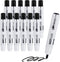 carrotez Retractable Dry Erase Markers, Low Odor White Board Markers, Bullet Tip, Thick Barrel, 12 Count, Black...