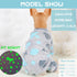 Small Dog Pajamas Dog Pajamas for Small Dogs, Glow in Dark Tie Dye Unicorn Dog Sweater, Super Soft Velvet Material Chihuahua Yorkie Tiny Dog Cloth...