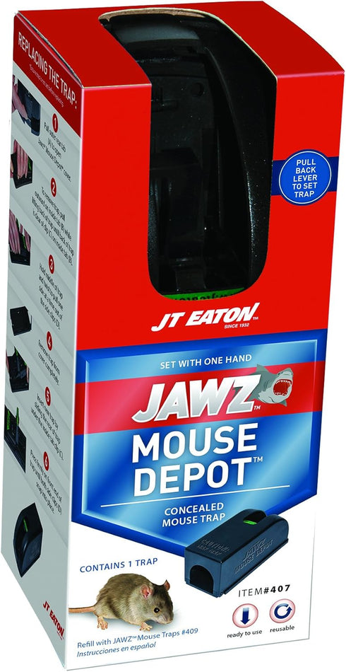 JT Eaton Jawz 407 Depot Covered Mouse Traps...