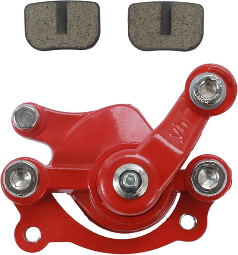 Left front Disc Brake Caliper with Brake Pads Compatible with Baja Doodlebug Dirtbug 97cc 2.8HP DB30 Electric Razor MX500 33cc Kids Mini Pit Dirt ...