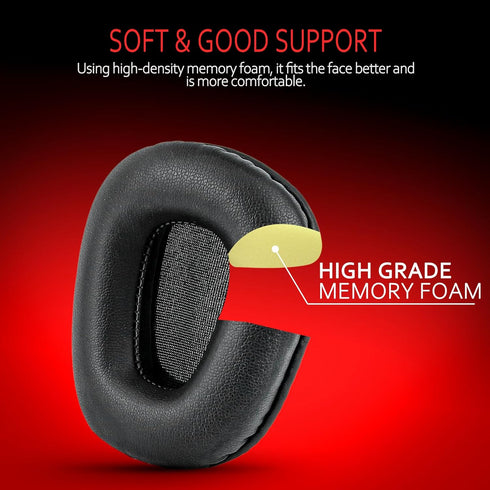 Krone Kalpasmos Blue Parrot Ear Cushion, Replacement Ear Pads for Blueparrott B450-XT, Blue Parrot Bluetooth Headset 450 Compatible, Includes Micr...