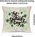 Ueerdand St Patrick's Day Pillow Covers Set of 4 18x18 Inch Shamrock Happy St Patrick's Day Decorations Green Clover Buffalo Plaid Lucky Truck Dec...