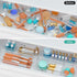 WOWBOX 6 Pack Clear Drawer Organizer Set, Acrylic Drawer Storage Trays, Storage Bins for Makeup, Cosmetics, Jewelries, Utensils, Gadgets, Office...