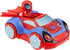 Spidey and His Amazing Friends Glow Tech Web-Crawler Toy Car with Spider-Man Action Figure, Marvel Super Hero Preschool Toys for 3 Year Old Boys a...