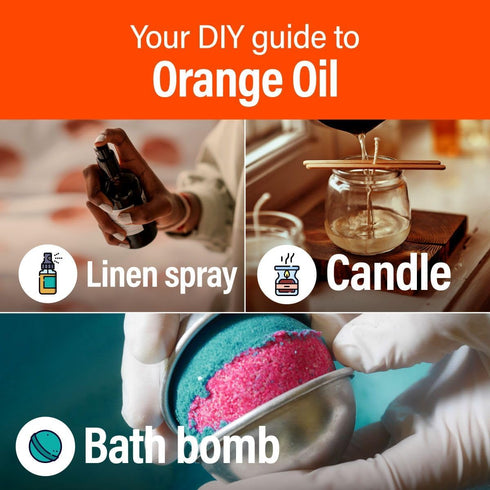 H’ana Sweet Orange Essential Oil for Diffuser - 100% Natural Sweet Orange Essential Oils for Skin Use - Sweet Orange Oil Essential Oil for Aromath...