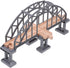 Toyvian Wooden Train Tracks Suspension Bridge Toy Children Train Railway Toy Wood Cross Railway Toys Train Scene Layout Props Toy Train Accessory ...