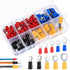 102 Pcs Disconnect Electrical O Ring Crimp Terminals Connectors Assortment Kit, Mixed Quick Wire Connectors, Insulated Electrical Wire O Ring Conn...