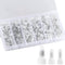 280 Pcs Closed End Crimp Connectors, Crimp Cap Terminal Connectors, Wire End Caps Terminals, Insulated Closed End Wire Crimp Connectors, Nylon Wir...