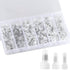 280 Pcs Closed End Crimp Connectors, Crimp Cap Terminal Connectors, Wire End Caps Terminals, Insulated Closed End Wire Crimp Connectors, Nylon Wir...
