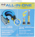 Danco 10879 All-in-One Toilet Installation Kit with Perfect Seal Wax Ring & Zero Cut Bolts, Blue and Gray, 1-Pack...