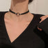 Fesciory Black Choker Necklaces for Women, Adjustable Layered Velvet Leather Lace Choker Collar Necklace, Goth Jewelry Gifts....