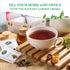 ACORUS Summer Taste Tea Set - Natural Assorted Tea Hamper Box Gift Set, Large Selection Box 60 Teas Bags, 6 Fruit and Berry Flavour Sampler, Perfe...