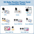 5V Baby Monitor Power Cord for enfy E110,VAVA,ARENTI,VTech RM5754/HD/2HD RM5764/HD/2HD RM5864/HD/2HD RM7754/HD/2HD RM7764/HD/2HD Baby Monitor Char...