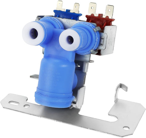 WR57X10032 WR57X33326 Refrigerator Water Inlet Valve by Techecook - Dual Solenoid Valve Compatible for GE Hotpoint Refrigerator - Replaces AP3672839 WR57X10040 PS901314 AP3192626 WR57X10064 WR57X98