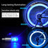 4 Pack LED Valve Stem Caps Lights for Car Tires Wheel Assemblies Light up Air Neon Bicycle Motorcycle Tyre Valve Lights Bike Truck Golf Cart for K...