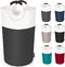 100L Laundry Basket, Collapsible Laundry Hamper with Padded Handles, Waterproof Laundry Bag, Tall Clothes Hamper Stand Up Well, Foldable Laundry B...