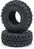 RCHUBAM 4PCS 1.0" Crawler Tires Micro Rubber Tires for 1/18 TRX4M Axial 1/24 SCX24 Deadbolt Bronco RC Crawler Car (A-58mm)...