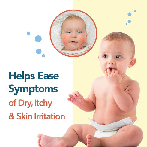Happy Cappy Baby Shampoo and Body Wash - Shampoo & Body Wash for Eczema-Prone Skin, For Infants, Toddlers, & Kids, Reduces Itching and Redness, De...