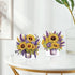 Tontut 2 Pcs Diamond art Painting Desktop Jewelry Kits, DIY Sunflower Special Shape Diamond Art Desktop Decorations for Home Office Desktop Decora...