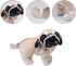 Lifelike Pug Dog Stuffed Animal Animated Plush Puppy Toy Doll Super Realistic Dogs Act Like Real Excellent Gifts for Kids Birthday Party Dog Colle...