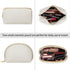 KTMOUW Makeup Bag 3 Pcs Waterproof Cosmetic Bag Set Portable Travel Cosmetic Bag Multifunction Organizer Storage Bag Weave Toiletry Bag for Women,...