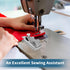 TIGARI Magnetic Seam Guide for Sewing Machine, Magnetic Sewing guide with Clip, Multifunctional Ruler, Hemmer Guide, Seam Guide, Hem Guide for Wal...