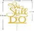 We Still Do Cake Topper - Vow Renewal/Bride Shower/Marriage & Engagement/Wedding Anniversary Party Decoration Supplies, Gold Glitter...