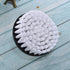 1Pcs 5" White Drill Brush Attachment for Cleaning Carpet Leather and Upholstery Kit...