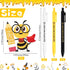 30 Sets Bee Theme Back to School Gifts Include Bee Ballpoint Pens Cute Bee School Year Cards First Day of School Gift for Student Boy Girls Classr...