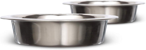 Neater Pet Brands Stainless Steel Dog and Cat Bowls (2 Pack) Neater Feeder Cat Deluxe or Cat Express Extra Replacement Bowl (Metal Food and Water ...