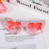 Etercycle Bride Sunglasses, Heart Sunglasses for Bachelorette Party, Fashion Rhinestone Pink Sunglasses For Bride to Be Gift...