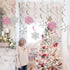 K KUMEED 20 Pcs Snowflake Swirls Decoration, Christmas Snowflake Hanging Swirls Frozen Party Ceiling Decorations for Winter Wonderland Birthday Pa...