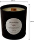 Hearthfire - Sandalwood Scented Soy Candle w/Natural Oils, Wood Wick, Smoky Dark Sweet, Made in The USA in Black Jar - Aromatherapy, Gifts for Hou...
