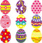 Easter Egg Cutouts for Spring Bulletin Board Classroom Decoration 45Pcs...