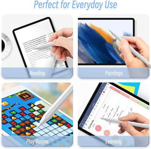Stylus Pen for iPad, Fast Charging Apple Pencil 1st Generation, Tilt Sensitivity & Palm Rejection, Compatible with iPad Pro 11"/12.9", iPad Mini 5...