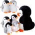 Plush Toys Set Stuffed Animal Zoo Toys with Mom and Small Baby Realistic Baby Animals for Gift Christmas Holiday Birthday Bag Stuffings Decoration...