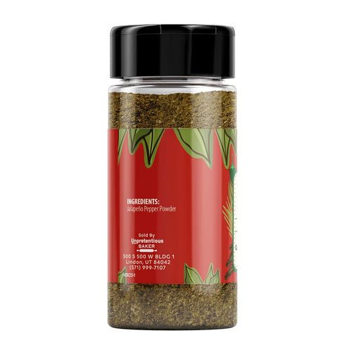 Unpretentious Jalapeno Powder (5 Tbsp), Hot & Spicy, Flavorful Seasoning, Great in Soups & Salsas...