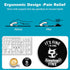 Large Mouse Pad with Wrist Rest Dia 9.45 inch, Mouse Pads for Desk, Cute Round Ergonomic Mouse Pad, Gel Mousepad Wrist Support for Computer Laptop...